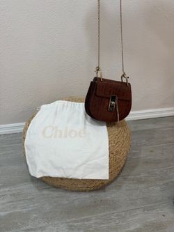 Chloe Crocodile bag 🐊👜 Suede mini drew crossbody bag 💼