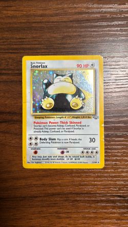 Pokémon TCG Snorlax 11/64 Jungle Holo