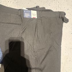 42x30 Stafford Pin Striped Slacks-Pants