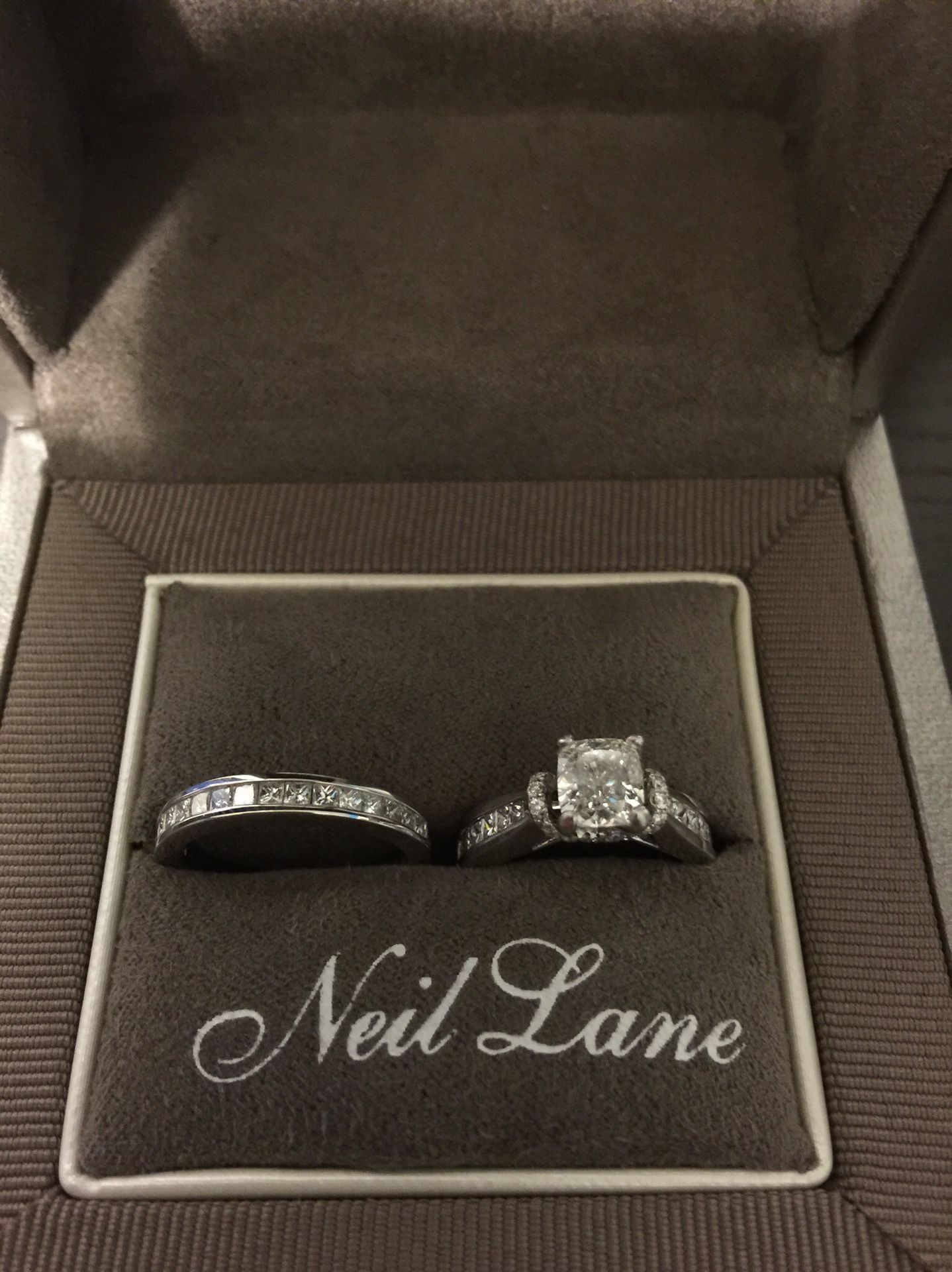 Engagement ring / Wedding ring set - OBO