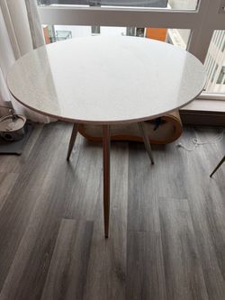 West Elm Quartz Bistro Table