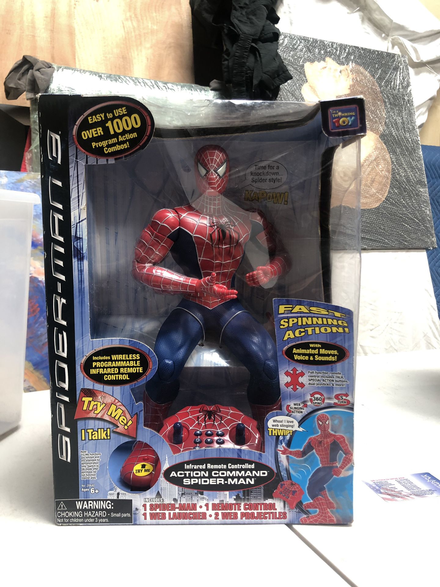 Spider-Man 3 Action Command Figure 16” Collectible