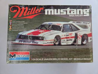 Monogram Miller Mustang IMSA Racer 1/24 Model Kit