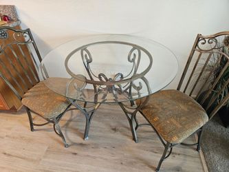 Dining room table and chairs