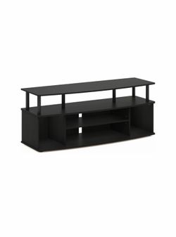 Large Entertainment Center Hold up to 55-in TV, Inches, Blackwood