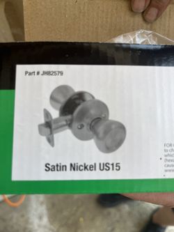 Passage Lockset Tulip Knob Nickel