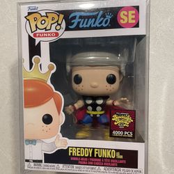Freddy Funko as Thor Funko Pop *MINT* 2022 Blacklight Battle Fundays Box Fun LE4000 Exclusive Marvel