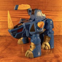 Power Rangers Black Ranger & Rhino Zord Power Morph Action Figure Playskool Hero