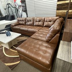 Brand New Luxury Leather Sectional!