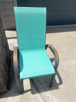 Outdoor metal chairs