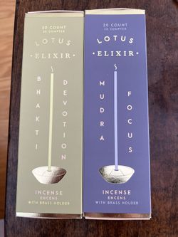 Lotus Elixir Incense $10 For Both 
