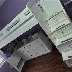 Twin Bunk Bed White