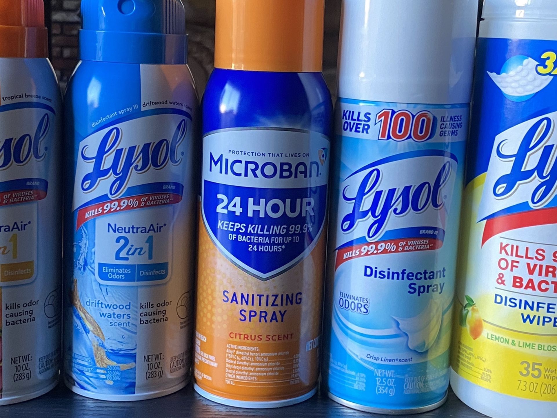 Mini Lysol x Microban Disinfectant Bundle