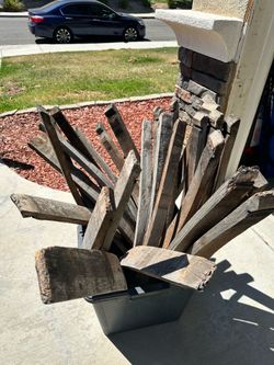Wine Barrel Wood Pieces