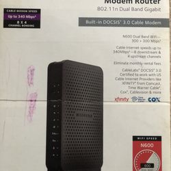 N600 WiFi Cable Modem Router
