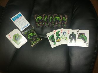 The Hulk Playing Cards