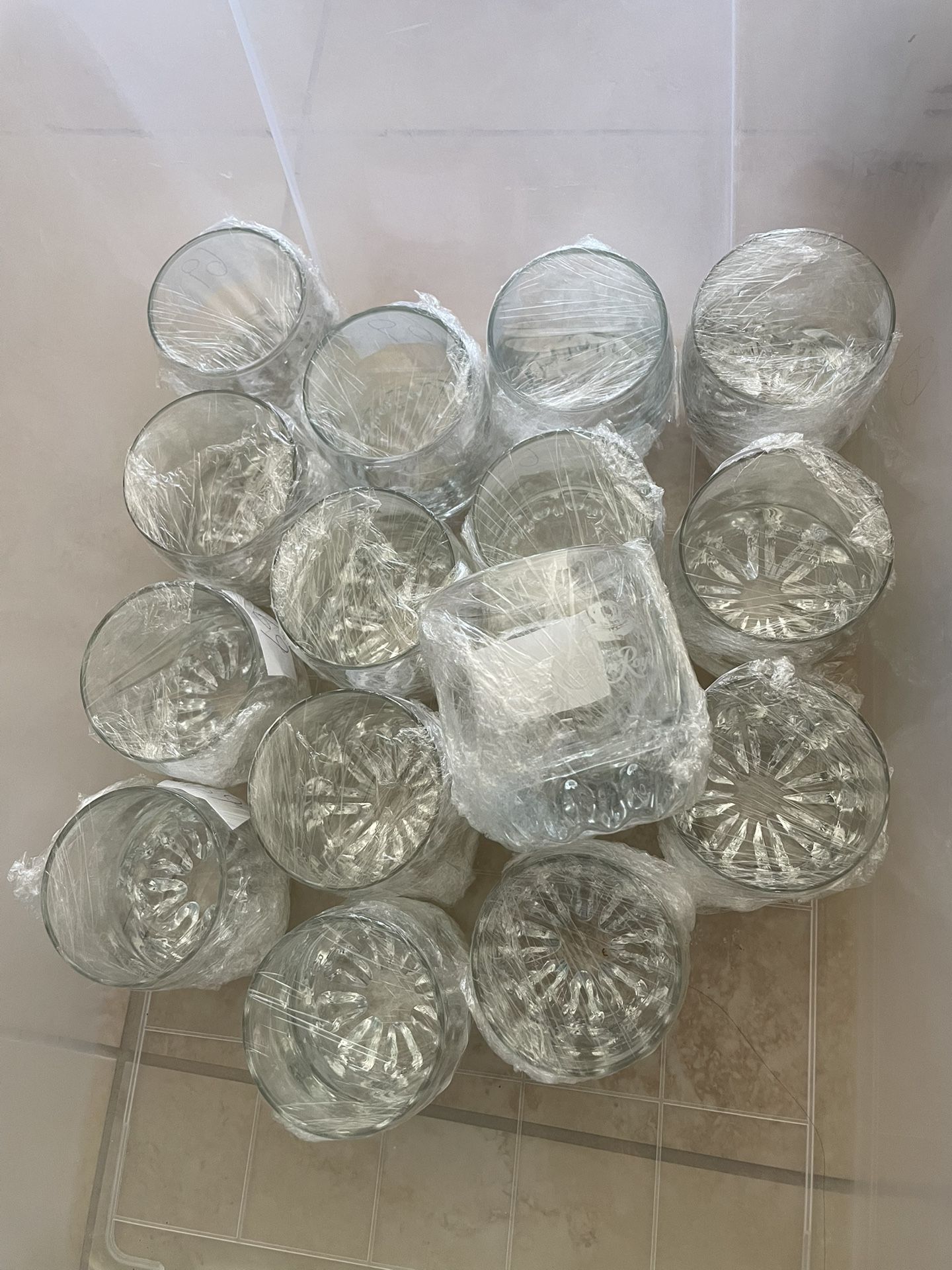 16 pcs CROWN ROYAL Whiskey Rocks Glasses #69