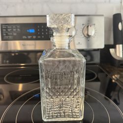 Whiskey/Bourbon Crystal Decanter 