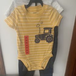 Carter’s baby 4 pieces set for  boys 9m