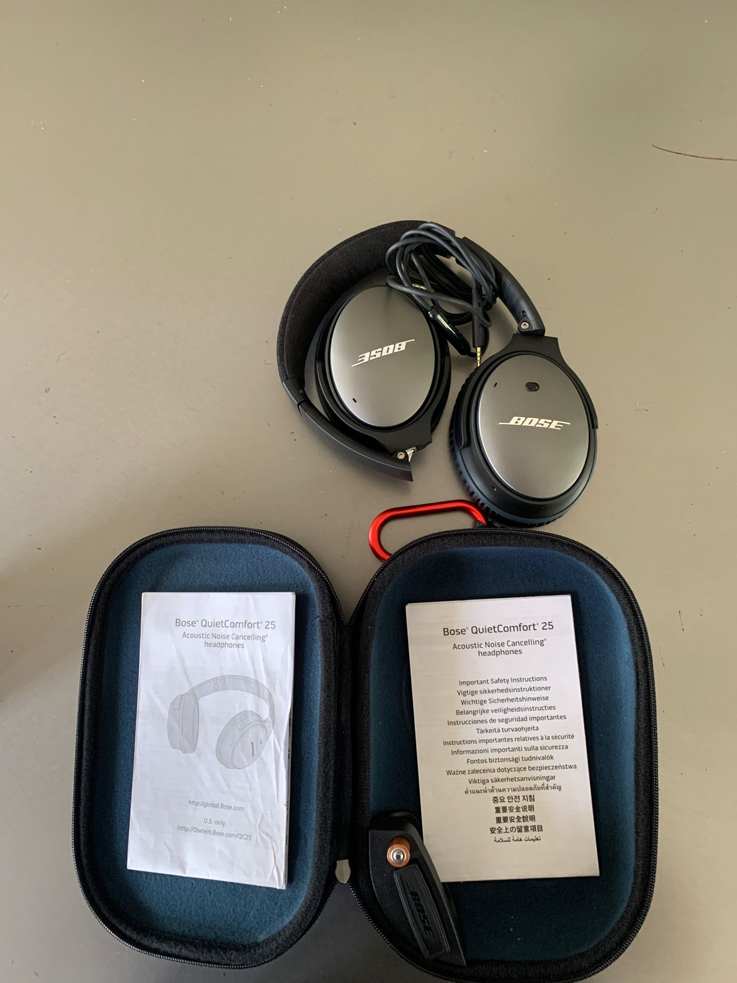 Bose 25 noise cancelling headphones