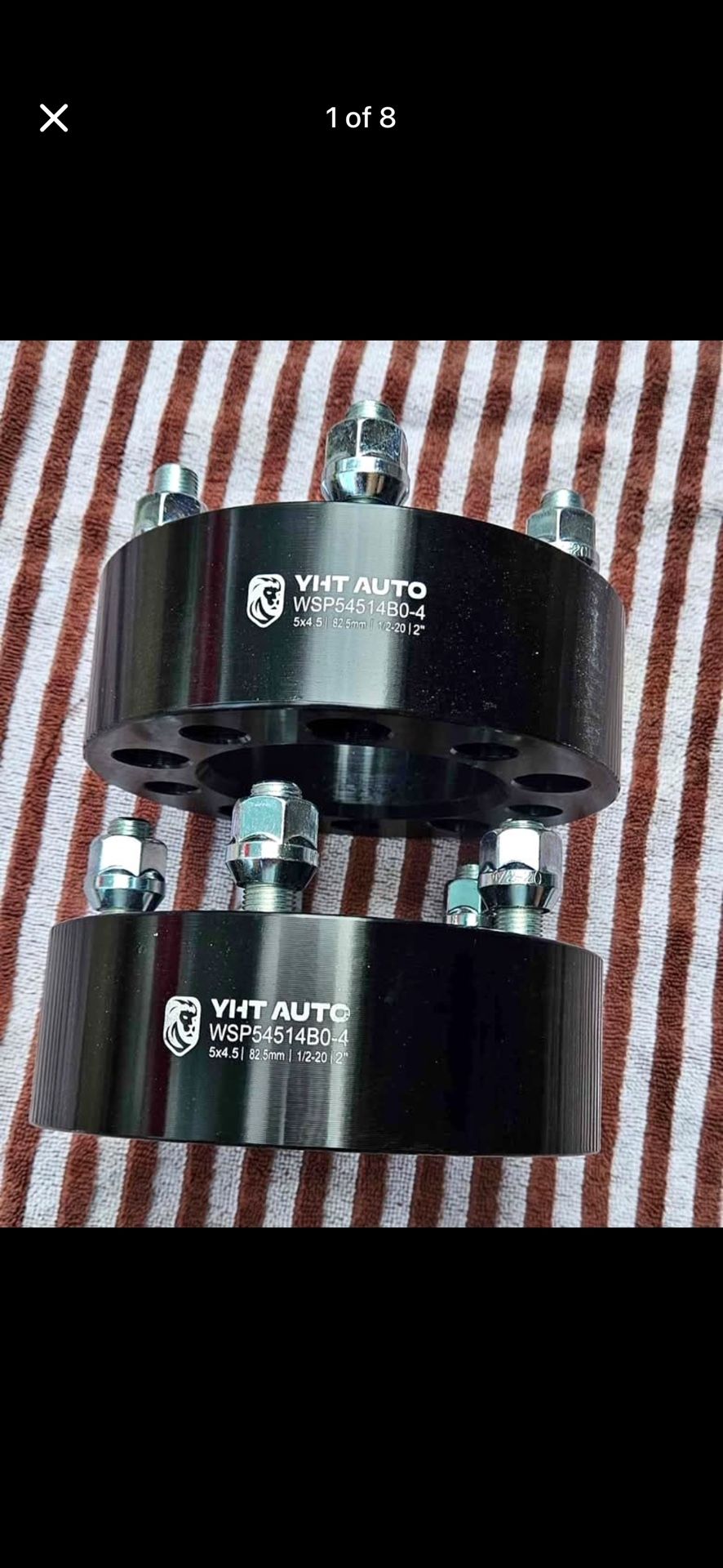 A Pair Of 2” 5x114.3 70.5 Bore Wheel Spacers