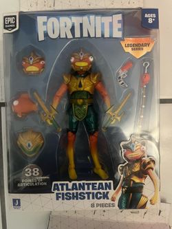 Epic Games Fortnite: ATLANTEAN FISHSTICK Legendary Series Figure & Accessories!