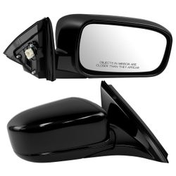 Right Passenger Side Mirror Compatible With Honda Accord LX EX 2003 2004 2005 2006 2007,Rear View Mirror W/Power Glass|Non-Heated|Manual Folding Repla