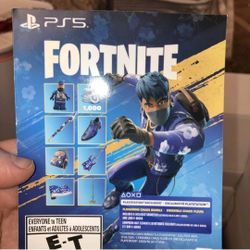 Ps5 Fortnite Flowering Chaos Playstation 5 Exclusive code UNUSED NEW  Available Today 