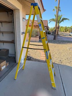 Werner 7” Fiberglass Ladder