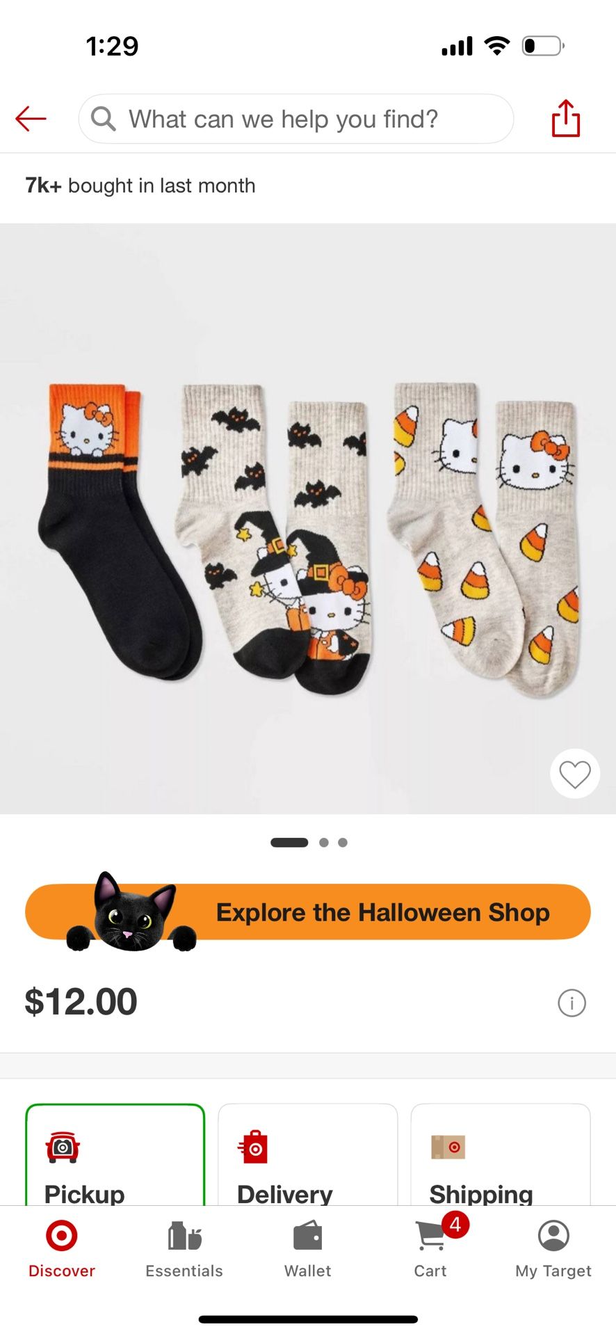 Hello Kitty halloween Socks