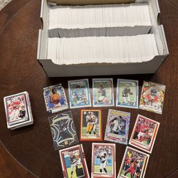 Box Full of Football Cards