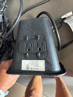 Bed Risers with outlets