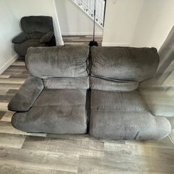6 Piece, Electric Reclining Couches , Oversized Large (Used)