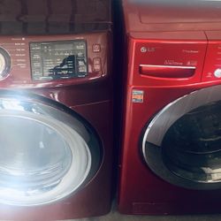 Samsung & LG Front Load And Stackable Option Washer And Dryer Set Steam Options