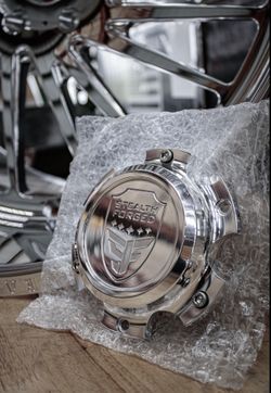 Stealth Forged Center Caps – Chrome Finish 🛞 Upgrade Your Wheels