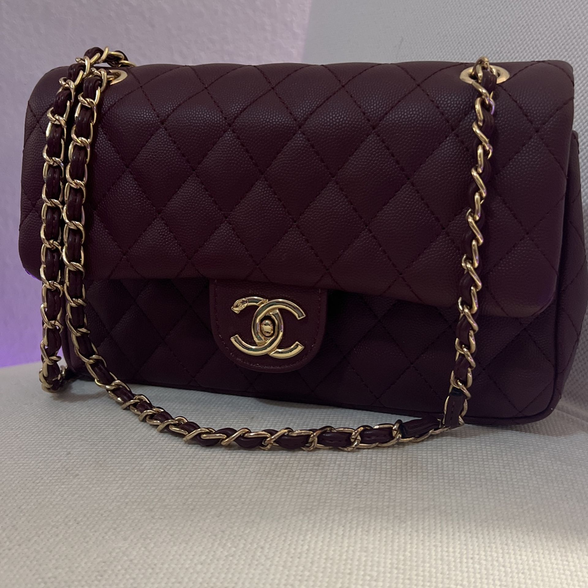 Chanel Classic Pink with gold hardware 92236 Bag 25x15x17cm for Sale in  Mesa, AZ - OfferUp