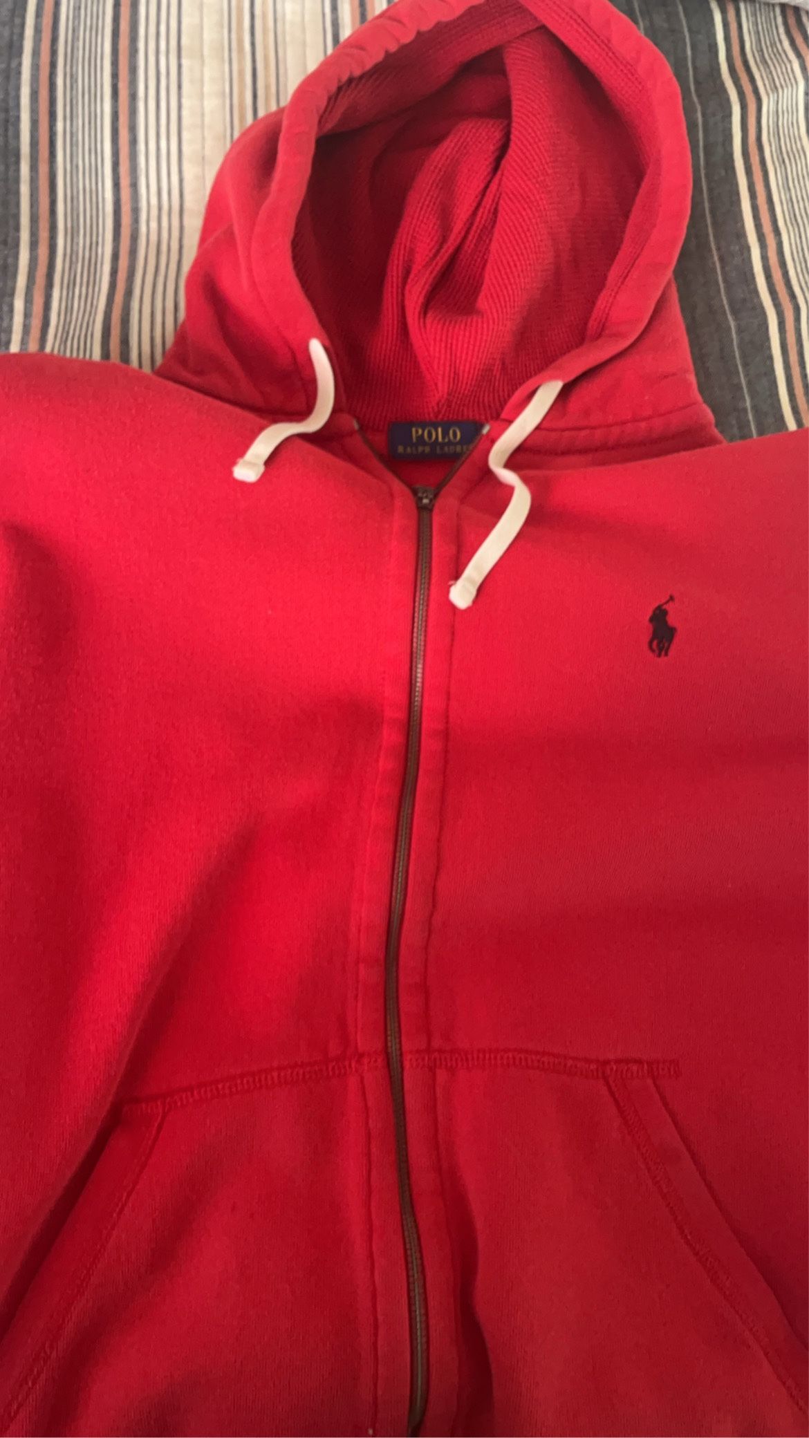 Red Polo Ralph Lauren Hoodie
