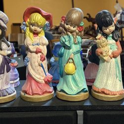 Big Eyed Ceramic Girls 1970s  Jacksonville, FL 32225 local pick up only