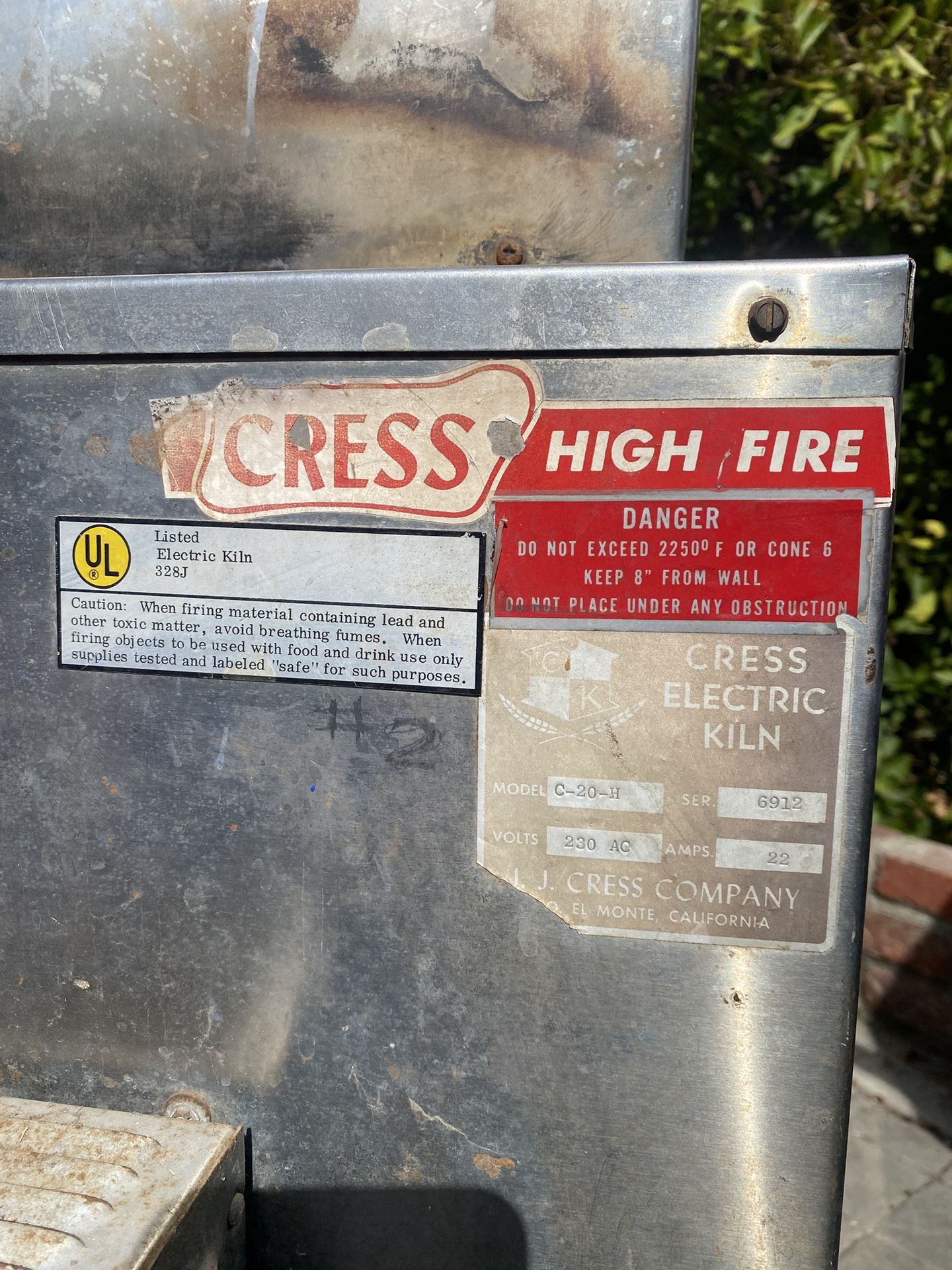 Ceramics Firing kiln
