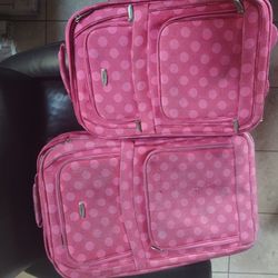 set of two suitcases