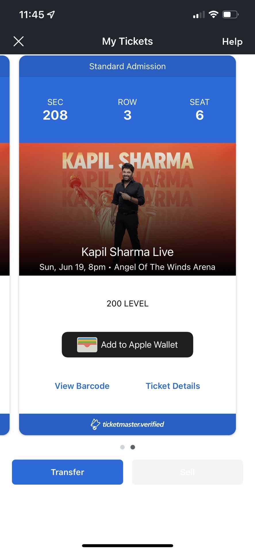 Kapil Sharma Live Tickets