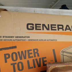Generac 16kw LLP auto standby with auto transfer switch 200 amp
