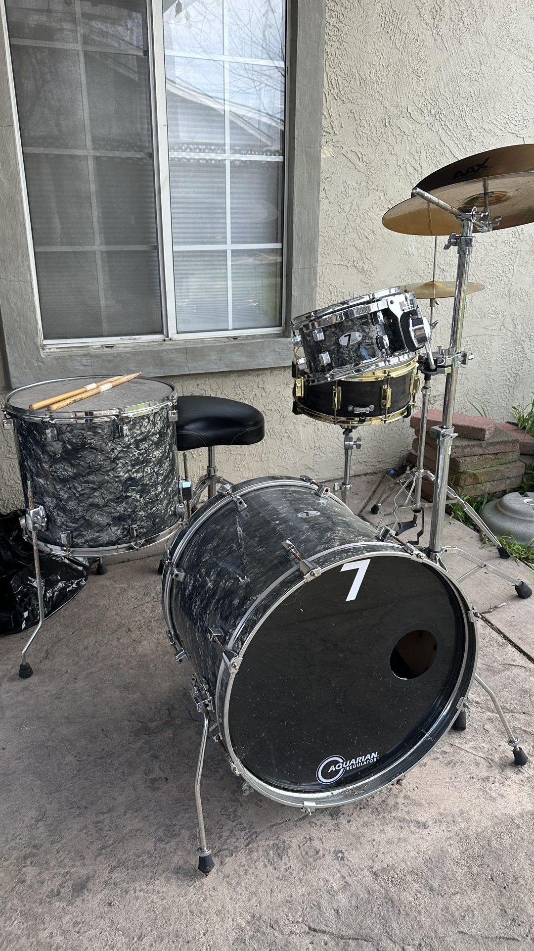 7 Drums 4 Piece Set