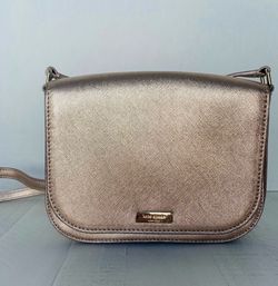 Kate Spade Metallic Rose Gold Crossbody Purse Bag