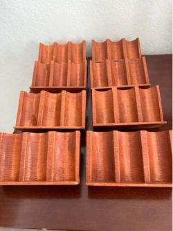 Vintage poker chip holders