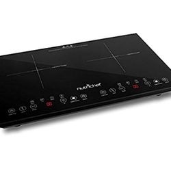 NutriChef Double Induction Cooktop