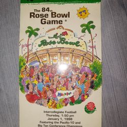 The 84th Rose Bowl Game Ticket Stub