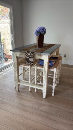 Ballard Metal top dining table