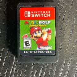 Mario Golf Super Rush for Nintendo Switch - game and case