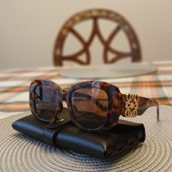 Loewe Womens Sunglasses Brown Pattern